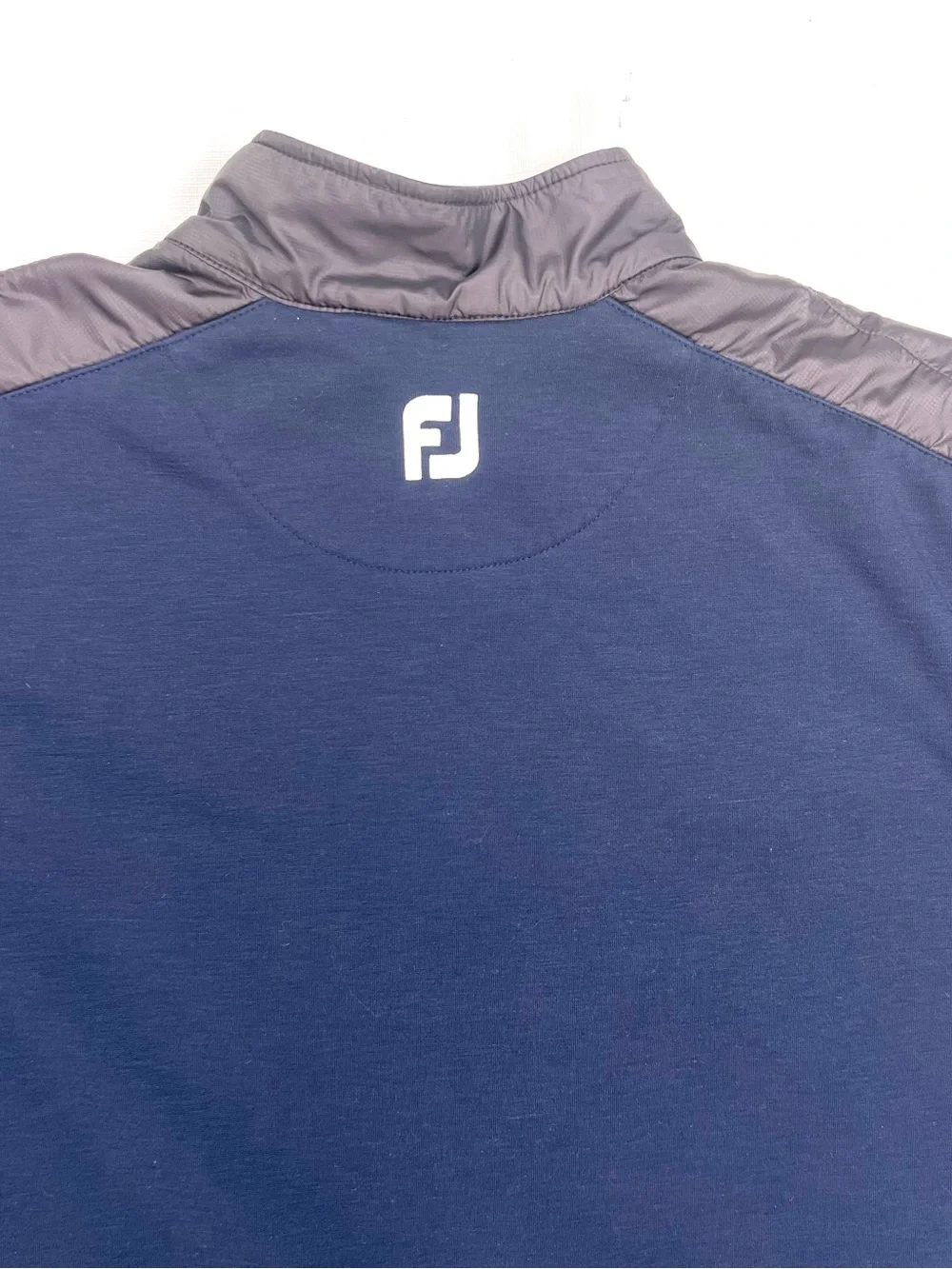 FootJoy Jacket Mens XL Gray/Blue Hybrid Quilted Full Zip Performance Golf